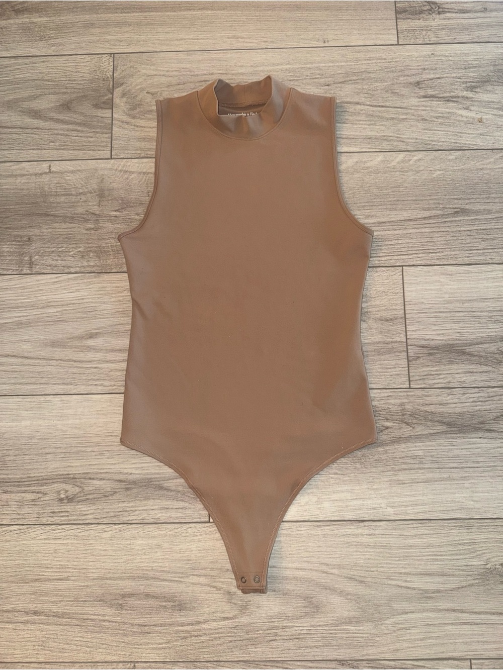 Abercrombie & Fitch Brown Mock Neck Bodysuit Size M